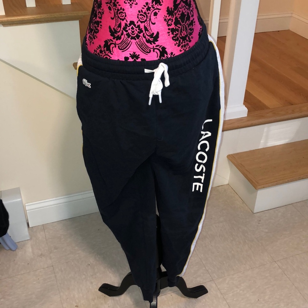 Lacoste joggers sweatpants size medium